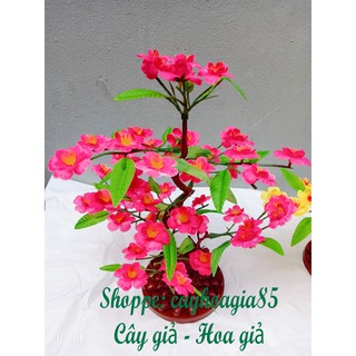 Cây giả - cây đào, mai trang trí