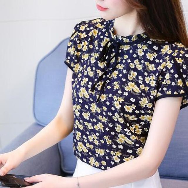 Áo sơ mi voan hàn🌈Freeship🌈 hàng QC đẹp điệu đà, rẻ bèo nhèo. | BigBuy360 - bigbuy360.vn