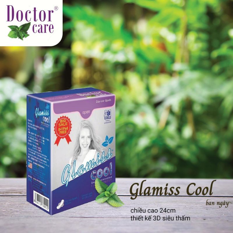 Băng vệ sinh thảo dược Glamiss Cool Doctor Care