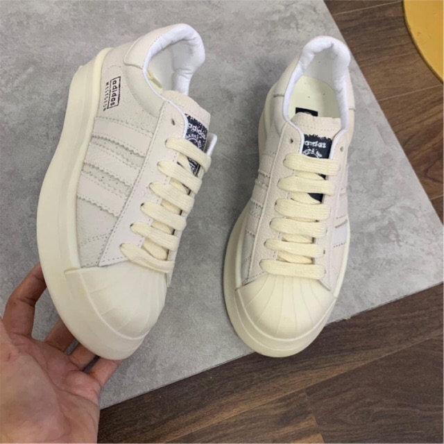 [Ảnh thật+Ktra hàng] Giày thể thao thêu 3 vạch đế cao cực hot- Giày sneaker