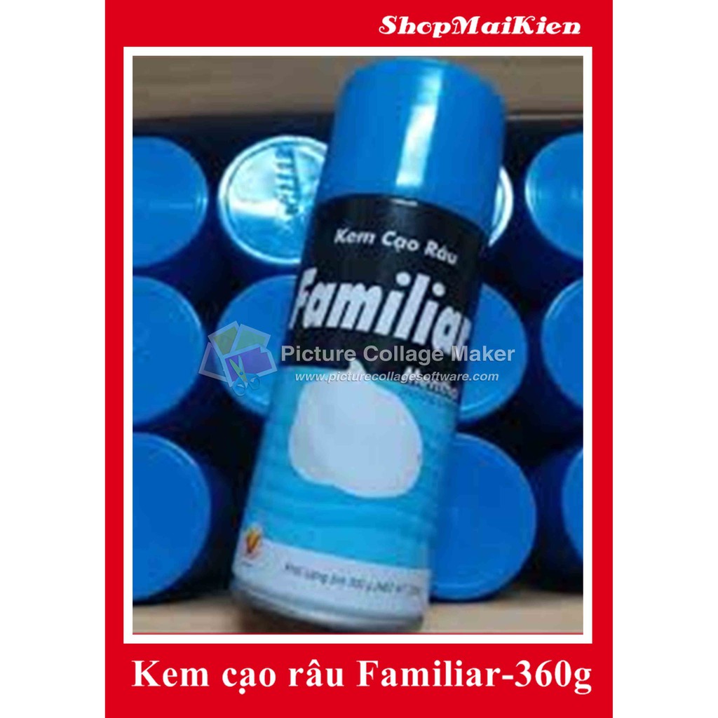 Kem cạo râu Familiar Menthol 360g