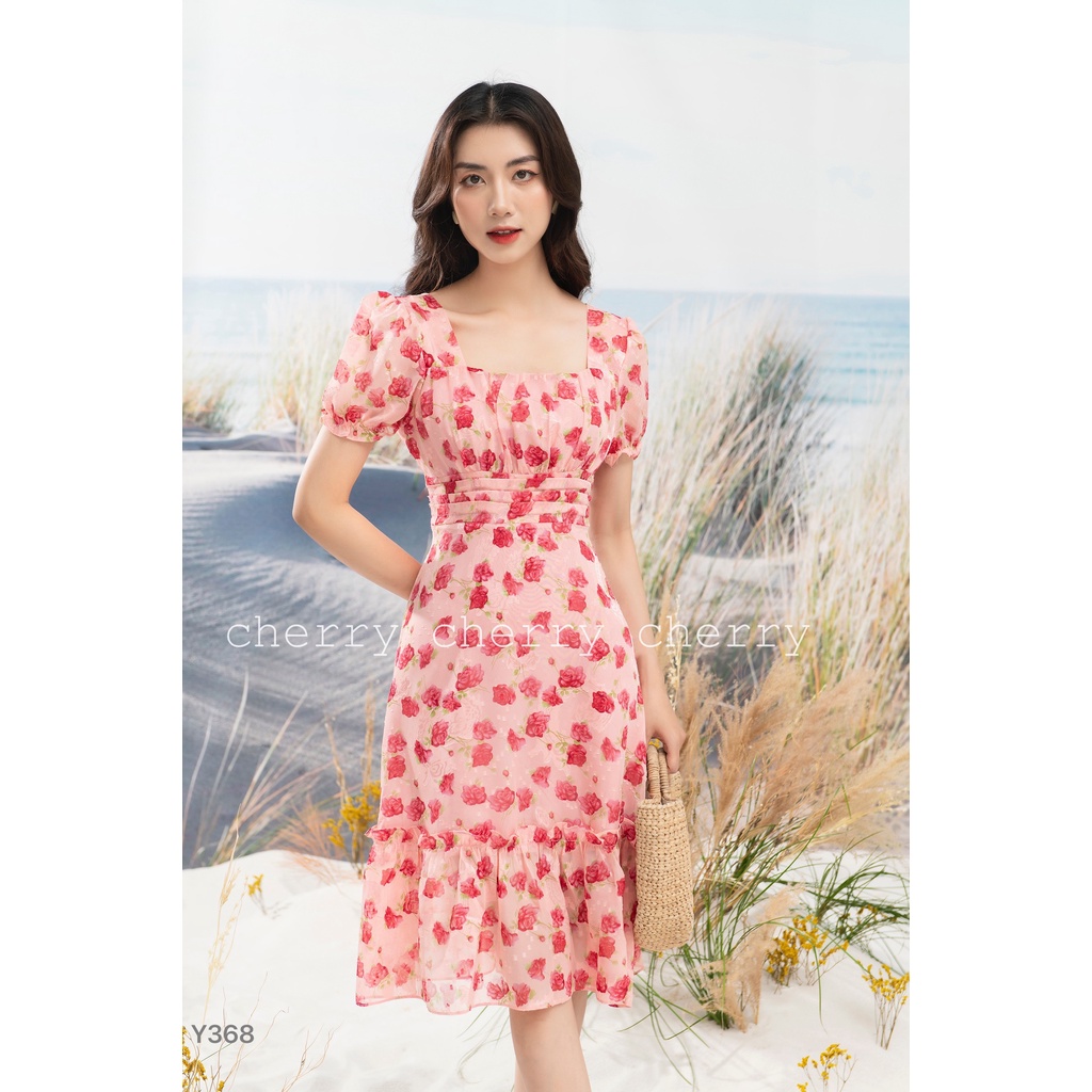 Váy hoa tiểu thư Y368