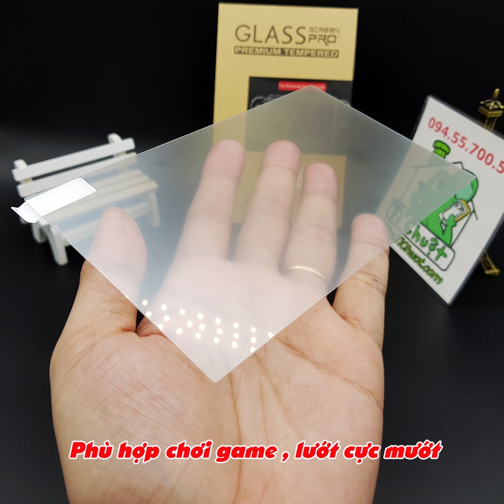 Kính CL Nhám Máy Game Nintendo Switch OLED 7" Cường Lực 9H