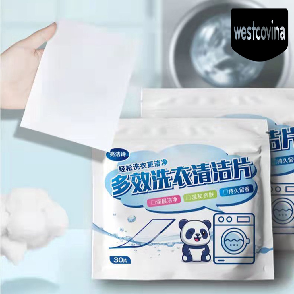 [Hot]☀ Set 30 Tấm Lót Giặt Quần Áo Đa Năng Có Hương Thơm