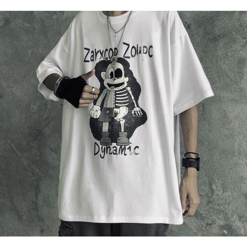 Áo thun Dynamic tay lỡ, form Unisex genZ