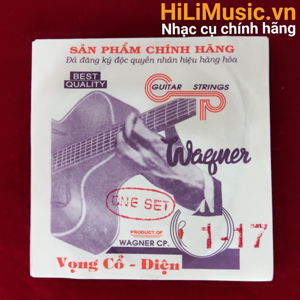 [Cửa Hàng Uy Tín] Dây Guitar Vọng Cổ Điện 1-17 Wagner