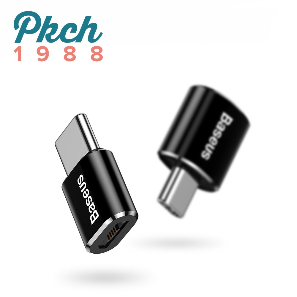 Đầu chuyển OTG CHÍNH HÃNG BASEUS nhỏ gọn có 2 loại Micro to TYPEC/USB to TYPEC cho ĐT/MTB/LAPTOP