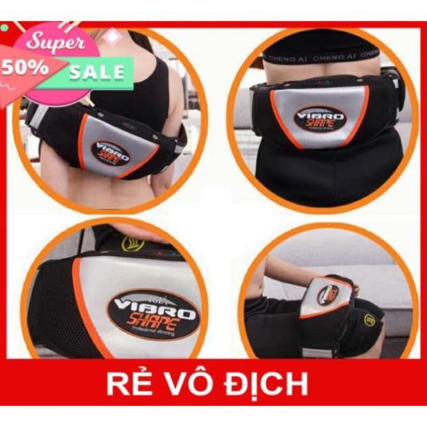 Đai Vibro Shape Massage Bụng có Nóng tăng hiệu quả giảm mở bụng