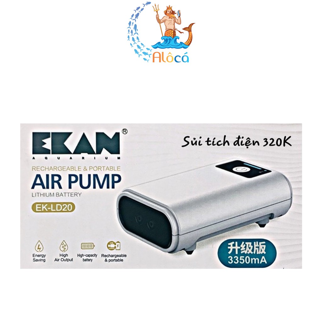Máy sục khí tạo oxy EKAN EK-LD20, EK- 942, EK- 923 6W, EK- 922 4W cho bể cá cảnh