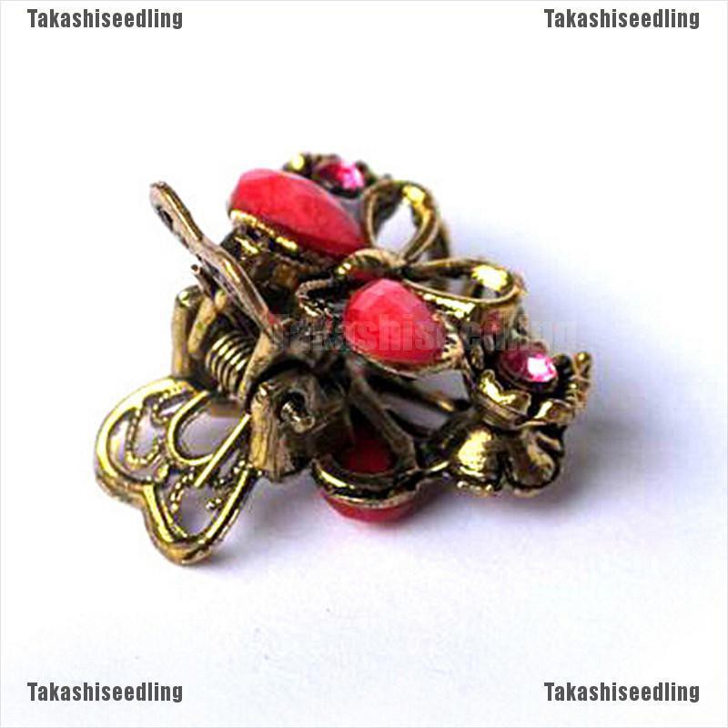 Kẹp Tóc Hình Bướm Phong Cách retro Xinh Xắn Cho Nữ