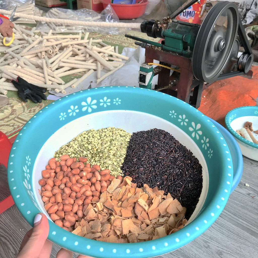 Bỏng gạo lứt giảm cân không đường siêu ngon phù hợp chế độ ăn kiêng túi 150gam