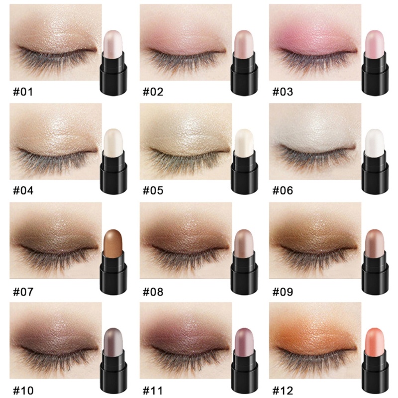 Phấn Mắt Dạng Bút Ánh Nhũ Lấp Lánh Bắt Sáng Kháng Nước Lâu Trôi