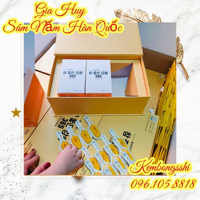 [GIÁ SỈ] Nghệ Nano 365 Hàn Quốc, Hộp 96 ống