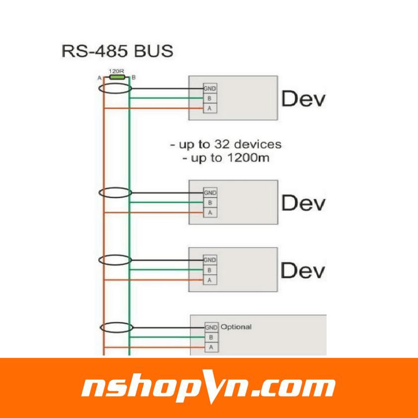 Mạch chuyển đổi USB TO TTL/ RS485 FT232