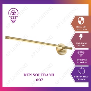 Đèn soi tranh cao cấp, đèn soi gương chất liệu đồng xịn trang trí nhà tắm, phòng khách 607
