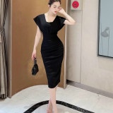 Đầm Ôm Body Dự Tiệc Cổ V Quyến Rũ Thời Trang Nữ STclothing