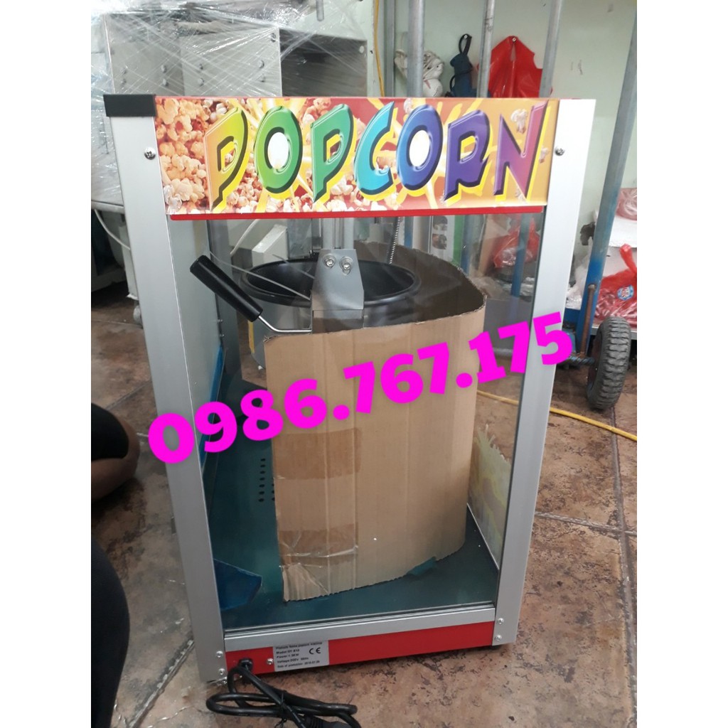 Nồi nổ bắp rang bơ điện tủ kính POPCORN-2021