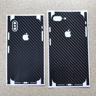 Miếng Dán Mặt Lưng Iphone Vân Carbon Full Viền