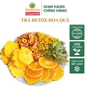 Trà hoa quả Camifarm dextox hỗ trợ giảm cân, thanh lọc cơ thể,...( gồm Cam, Dứa, Hoa Cúc, Táo Đỏ, Cỏ Ngọt )