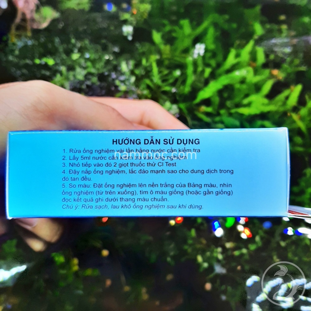 Clo Test Kit - Kiểm Tra Lượng Clo Có Trong Nước Của Bể Cá Cảnh, Thuỷ Sinh (hàng Việt Nam)