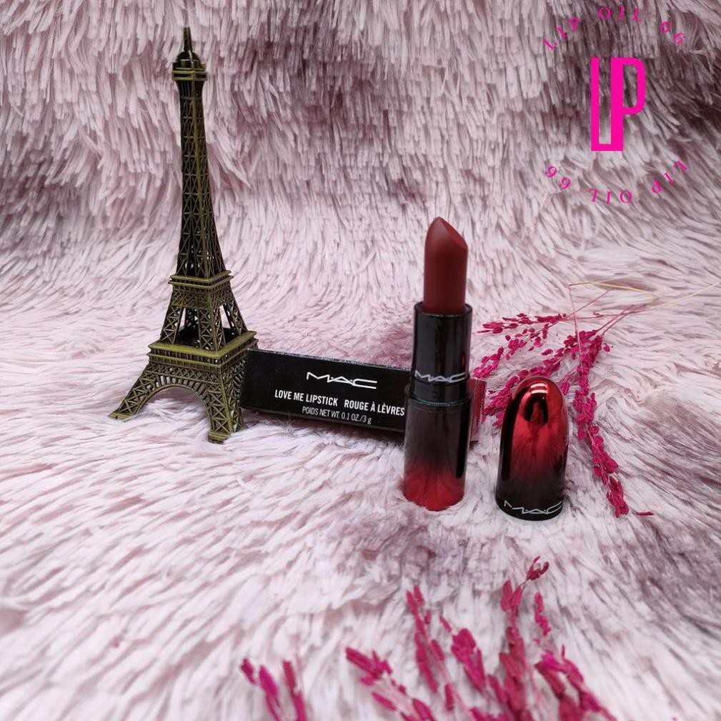 Son lì Mac love me lipstick rouge à lèvres Màu 423 E for effortless 3g sắc đỏ quyến rũ và mê hoặc | BigBuy360 - bigbuy360.vn