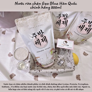 Nước rửa chén Gạo Blue Hàn quốc 800ml