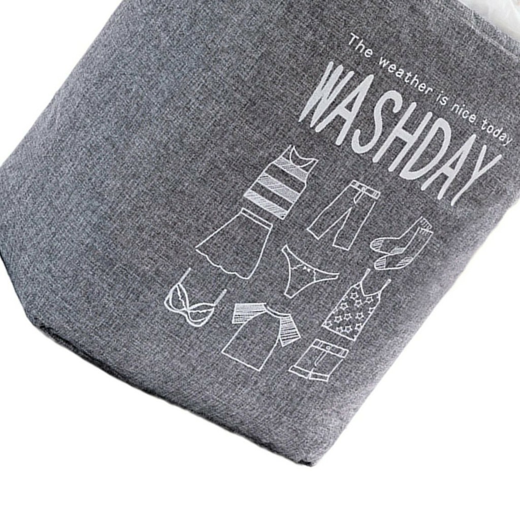 Giỏ Đựng Quần Áo Bằng Vải Cỡ LớnDAIQUANGGROUPTúi Đựng Quần Áo Chăn Màn WASHDAY Khung Thép Cứng Cáp Đa Năng