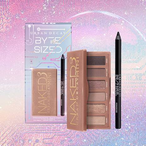 Urban Decay - Set Phấn Mắt &amp; Chì Kẻ Mắt Urban Decay Byte Sized Eyeshadow Palette &amp; Eye Pencil