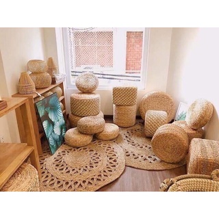 Đôn lục bình,Ghế mây vintage Mây tre đan Thành Hương