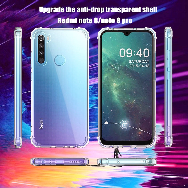 Ốp Lưng Silicone Chống Sốc Sang Trọng Cho Xiaomi Redmi Note 8 Pro