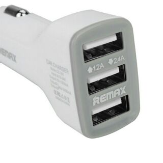 Củ sạc ô tô 3 cổng USB 3.6A Remax Jian CC-301