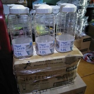 Bình nhựa pet Lock and Lock 1L.