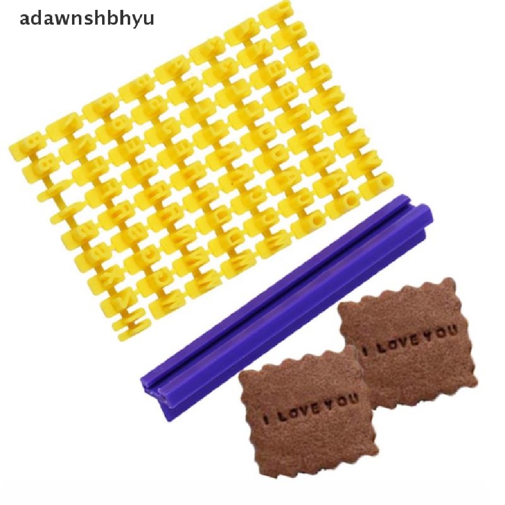 Adawnshbhyu Con Dấu Nhấn Bằng Đất Sét In Nổi Hình Chữ Cái Và Số