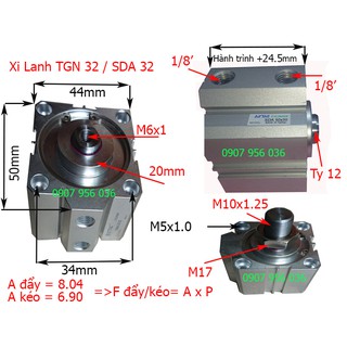 Xi lanh khí nén SDA 32