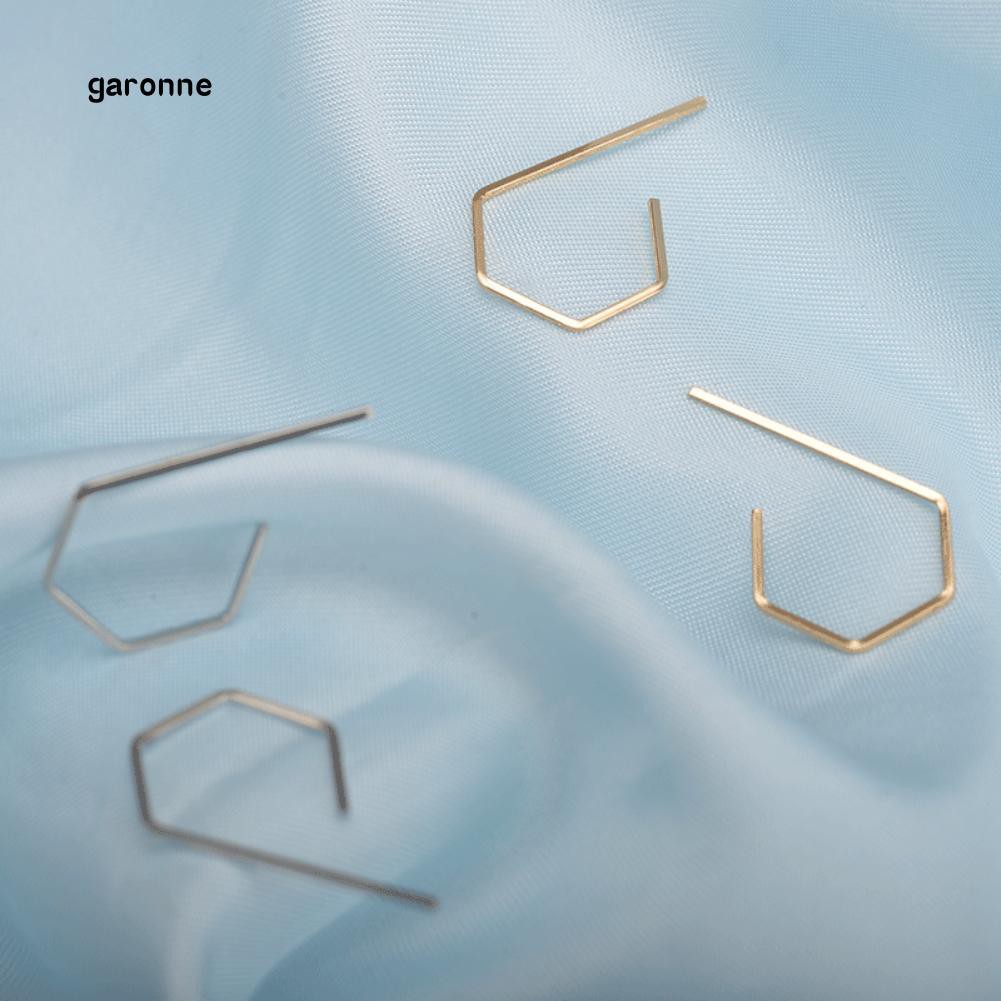 GR▶Fashion Women Simple Geometric Ear Stud Alloy Earrings Party Pub Jewelry Gift