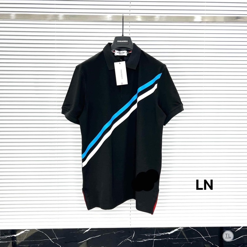 Áo polo viền xanh LN12