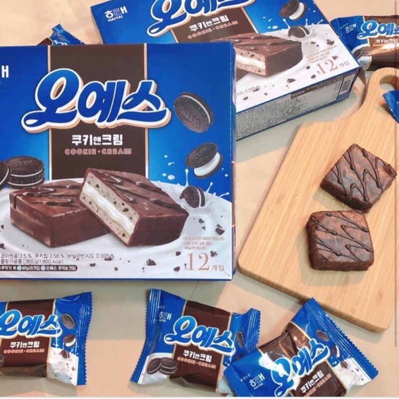 BÁNH OHYES COOKIES HỘP 12 bánh