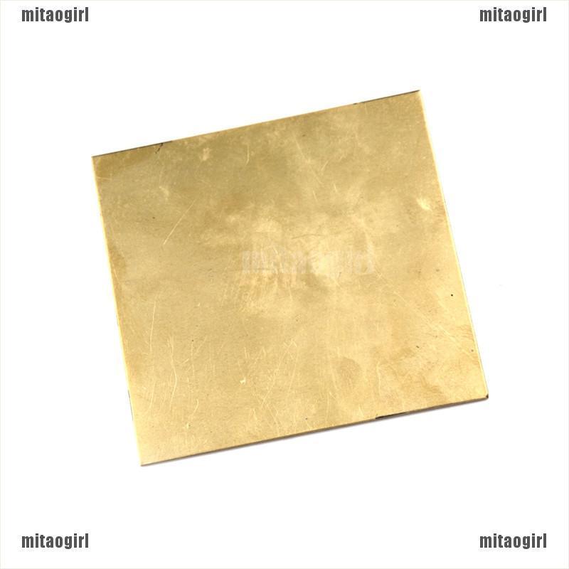 Tấm Đồng Dày 0.5mm / 0.8mm / 1mm / 2mm 100x100mm