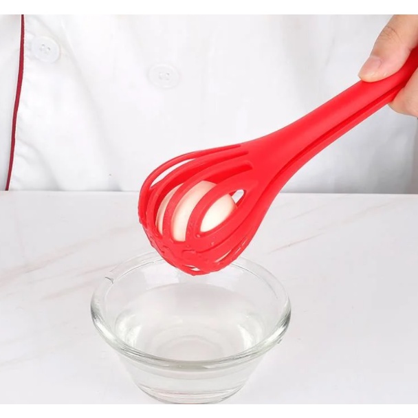 Cây đánh trứng kiêm kẹp gấp nóng 2 trong 1 tiện dụng