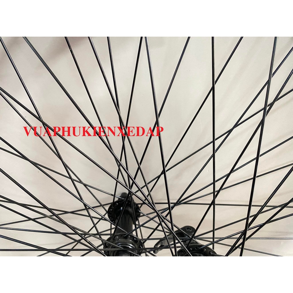 Bộ bánh 700c đan sẵn sử dụng Moay ơ Líp vặn phanh Vành