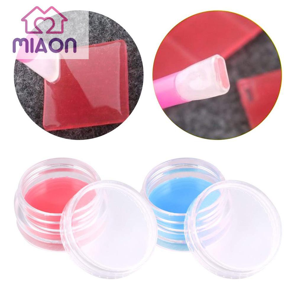 Chai keo đất sét hình tròn dùng cho vẽ tranh đính đá thủ công tự làm