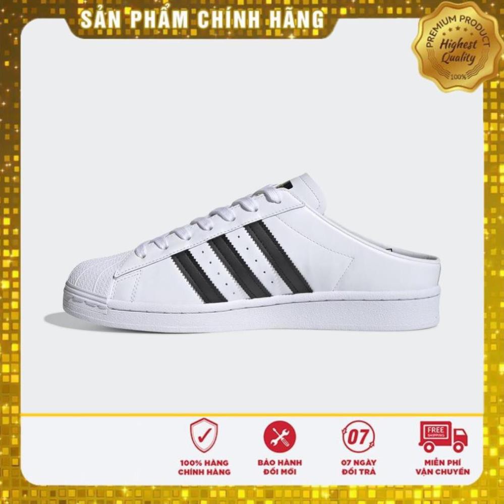 [Hạ Giá] Giày thể thao ADIDAS SUPERSTAR MULE UNISEX ORIGINAL TRẮNG/ ĐEN SF -z11