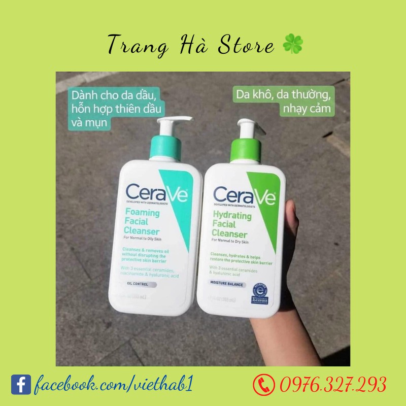Sữa rửa mặt cerave