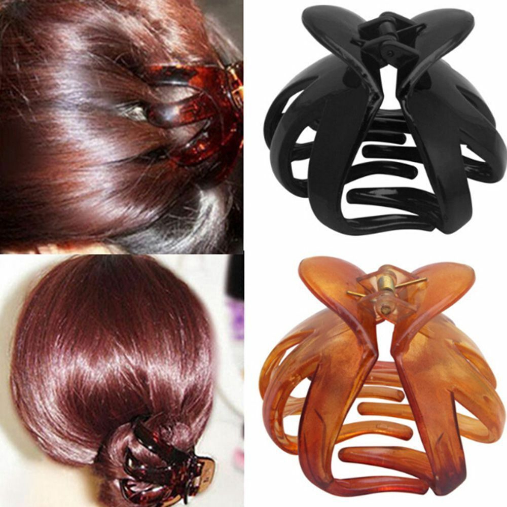 MOILY Hair Accessories Women Beauty Styling Tool Pro Salon Fix Acrylic Butterfly Hairpins