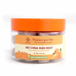 Mơ chua mặn ngọt hồng lam 200g - có sẵn