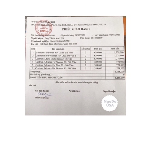 Centrum Adults 425 viên cho Nam và Nữ dưới 50T của Mỹ chống mệt mỏi mỗi ngày
