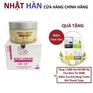 Kem dưỡng siêu trắng da toàn thân cao cấp h+ spf45