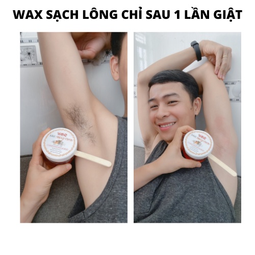 Sáp wax lông shiny wax lông nách wax lạnh was lông mật ong wax combo triệt lông an toàn 250gr