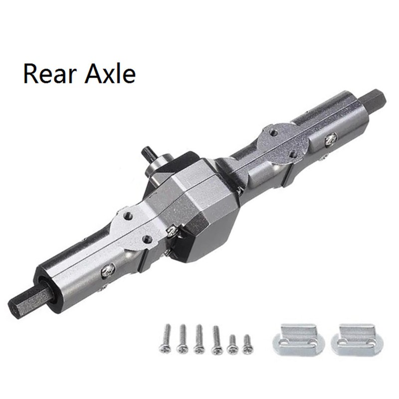 Set trục trước sau + giữa bằng kim loại cho xe hơi điều khiển từ xa Wpl B16 B36 Fy004 1/ 16