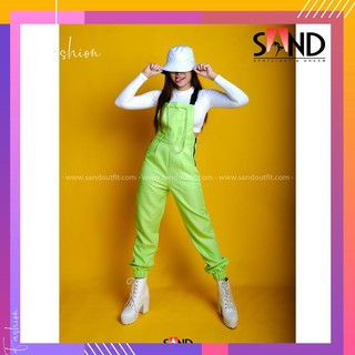 [Có Sẵn] Quần Yếm Xanh Neon chất vải form đẹp  (video kèm ảnh thật)